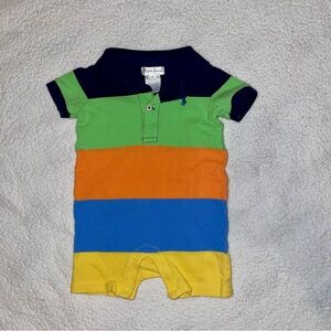 Polo Ralph Lauren Multicolor Striped Kids One Piece